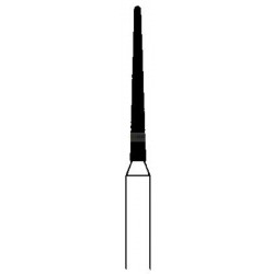 Dental burs Bevelled cone (fig. 197,198) medium or thick layer
