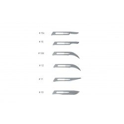 Sterile surgical blades for scalpels 1 pc