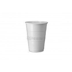 Disposable plastic cups white 100pcs