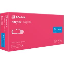 Nitrylex magenta rękawice...